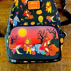Disney Halloween Kids Backpack - Black and Orange